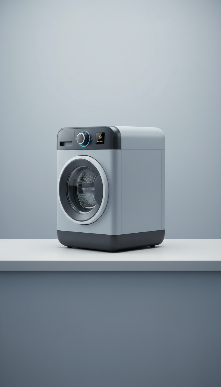 App-Connected Mini Washer Stainless Drum